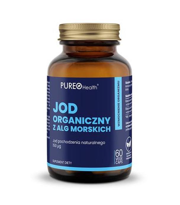 PUREO Health Jod organiczny z alg morskich, 60 kapsułek