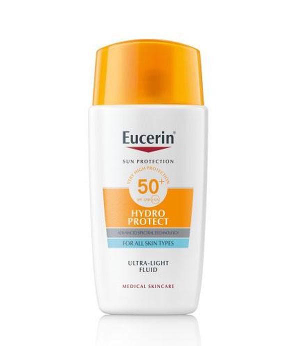 Eucerin Sun Hydro Protect SPF 50+ Ultralekki Nawilżający Fluid ochronny, 50 ml