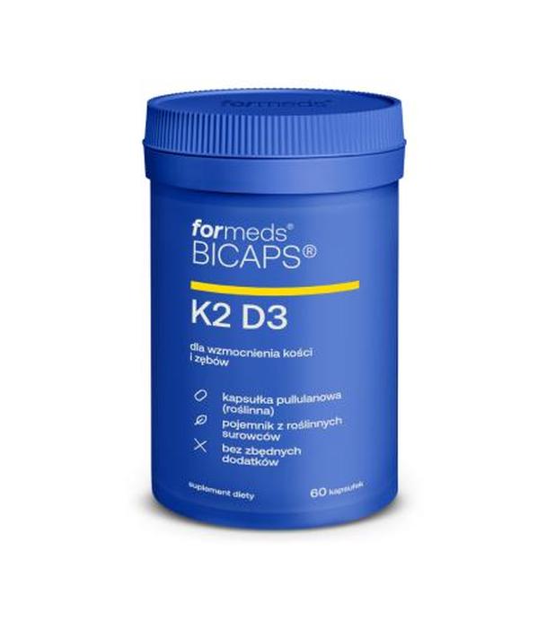 Bicaps K2 D3, kapsułki, 60 sztuk