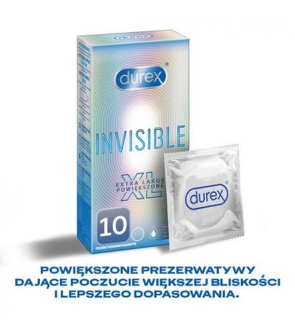 Durex Invisible XL Prezerwatywy extra powiększone - 10 szt. - cena, opinie, właściwości