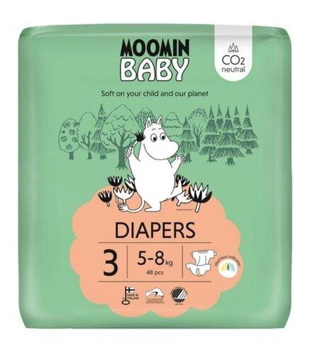 MOOMIN Baby Pieluszki 3 MIDI 5-8 kg, 48 sztuk