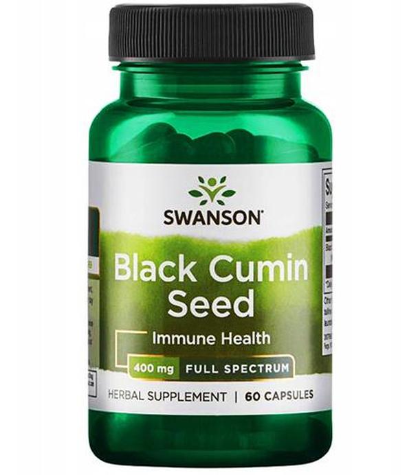 SWANSON Full Spectrum Black Cumin Seed 400 mg - 60 kaps.