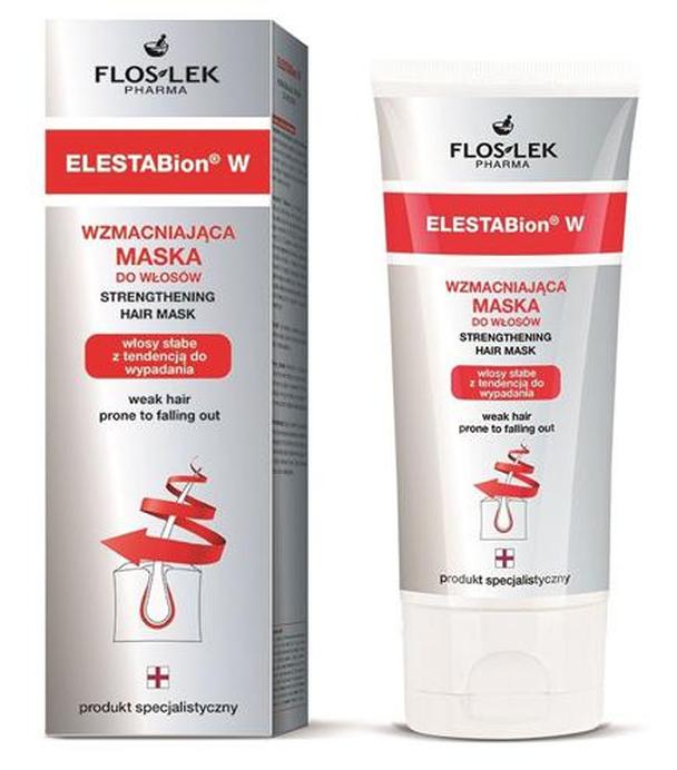 FLOS-LEK ELESTABION W Wzmacniająca maska do włosów słabych z tendencją do wypadania - 200 ml