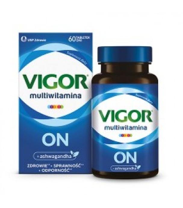 Vigor multiwitamina ON zestaw witamin i minerałów z ashwagandhą, tabletki, 60 sztuk