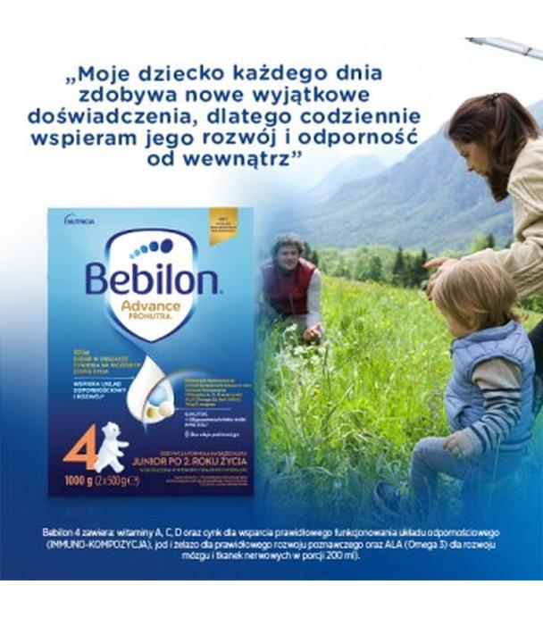 Bebilon 4 Advance Pronutra Junior, odżywcza formuła na bazie mleka po 2. roku życia, 1000 g