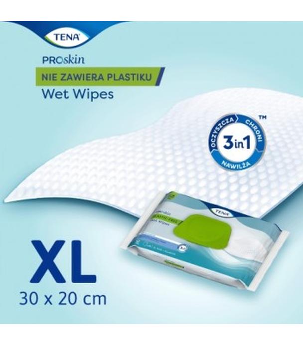 TENA Wet Wipe Plascic Free, 48 sztuk - ważny do 2025-09-30
