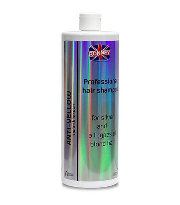 Ronney HoLo Shine Star Anti-Yellow Shampoo Szampon do włosów blond, rozjaśnianych i siwych, 1000 ml