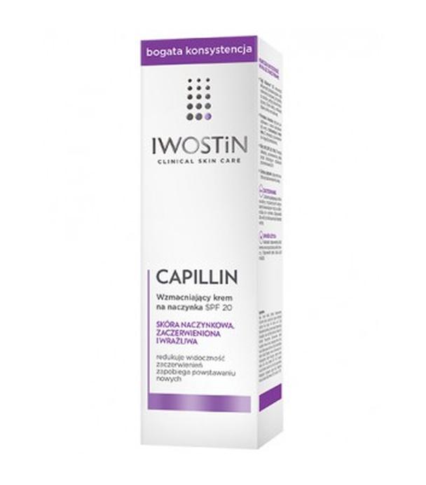 IWOSTIN CAPILLIN Krem na naczynka SPF20 bogata konsystencja -  40 ml