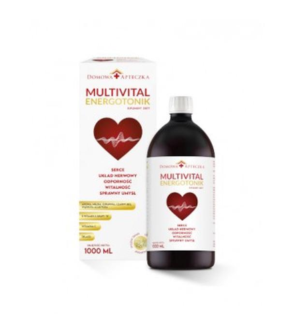 Domowa Apteczka Multivital Energotonik serce układ nerwowy, 1000 ml, cena, opinie, składniki
