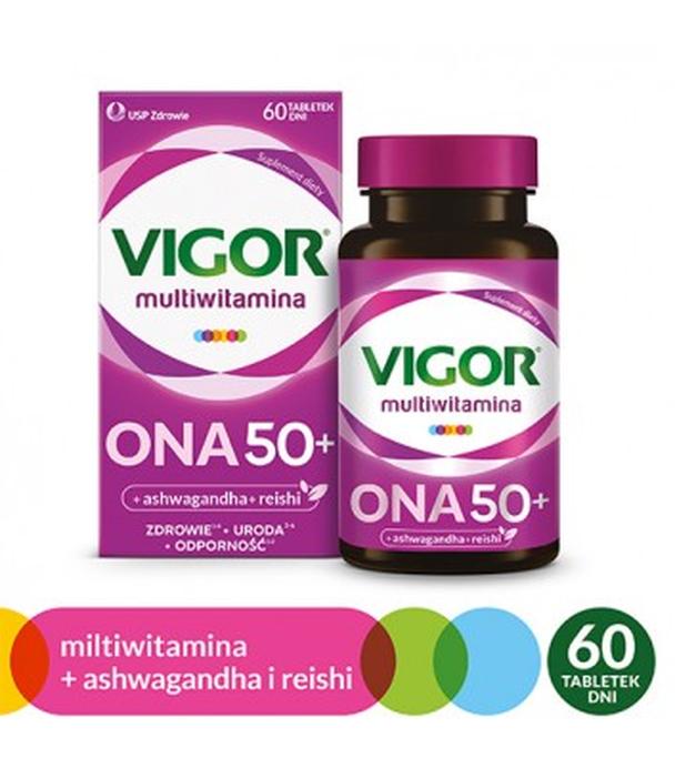 Vigor Multiwitamina ONA 50+, 60 tabl., cena, opinie, właściwości