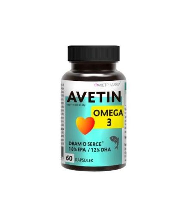 AVETIN Omega 3, 60 kapsułek - ważny do 2025-04-30