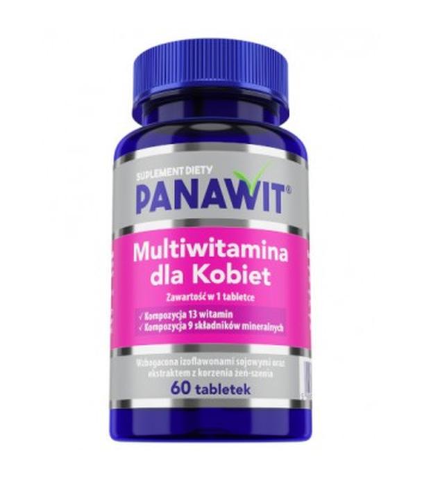 PANAWIT Multiwitamina dla kobiet, 60 tabletek