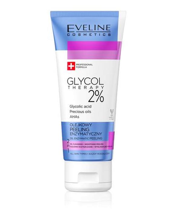 Eveline Cosmetics Glycol Therapy 2% Olejkowy peeling enzymatyczny, 100 ml, cena, opinie, stosowanie - ważny do 2025-02-08