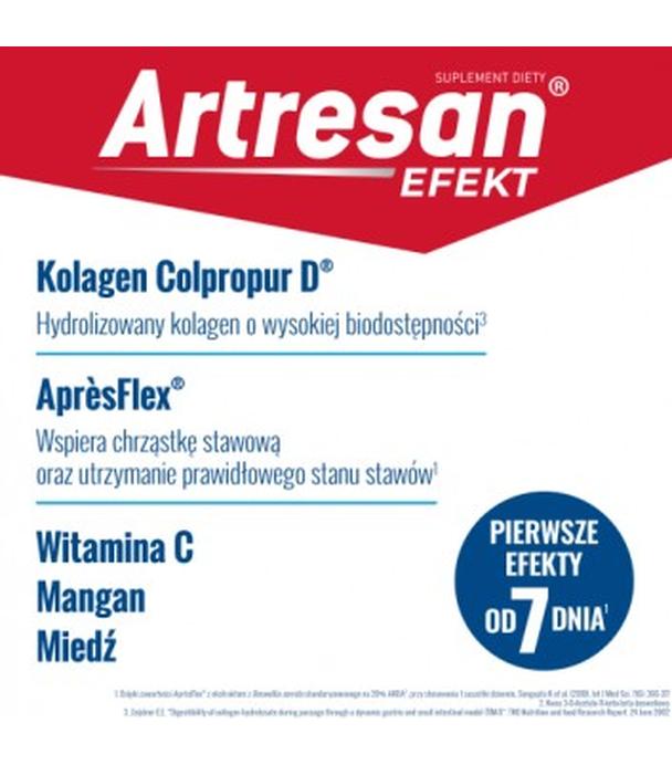 Artresan Efekt AprèsFlex® kolagen do picia na stawy, 25 saszetek