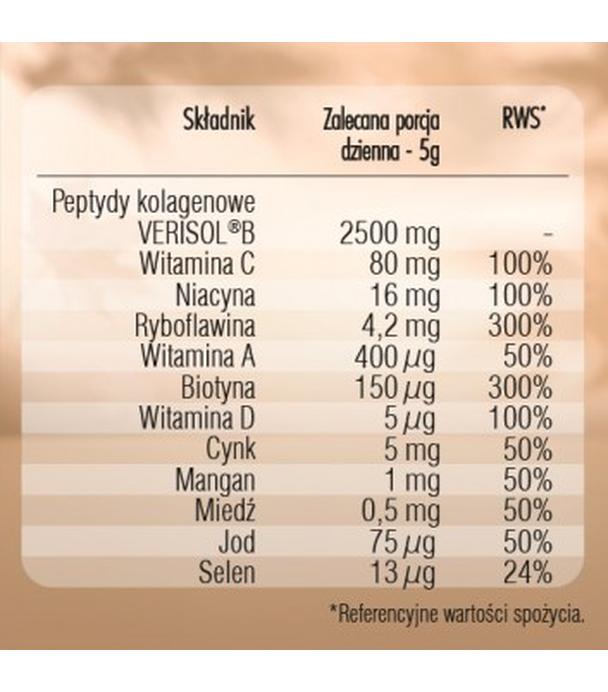 REME KOLAGENOWA FORMUŁA PIĘKNA Caffe latte o smaku waniliowym, 150 g - ważny do 2025-09-14