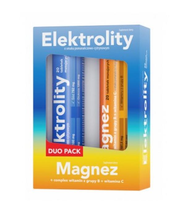 Panawit Duo Pack Elektrolity, 20 tabletek musujących + Magnez, 20 tabletek musujących