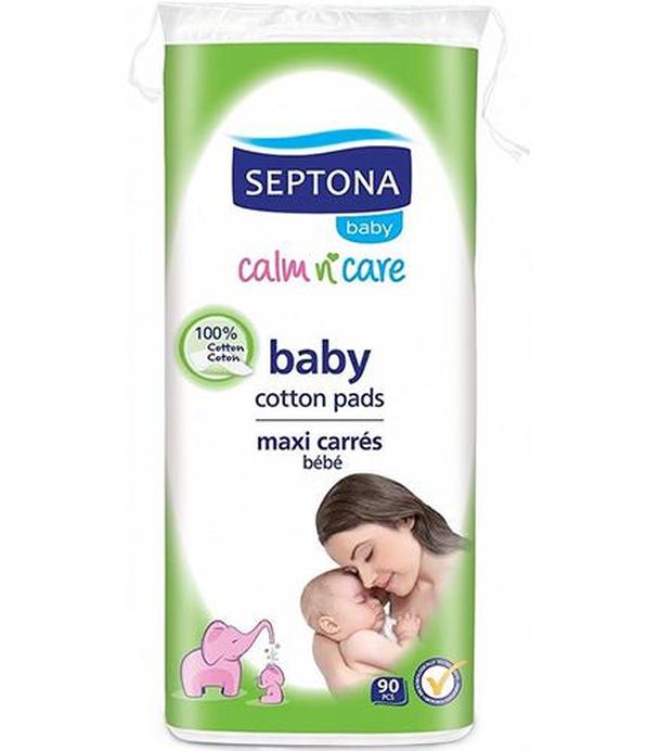 Septona Baby płatki kosmetyczne dla niemowląt, 90 szt., cena, opinie, właściwości