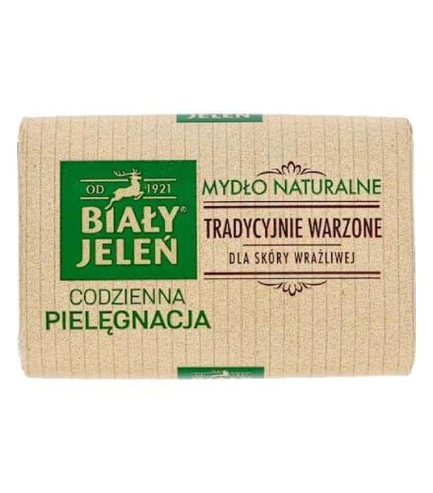 Biały Jeleń mydło naturalne tradycyjnie warzone dla skóry wrażliwej, 100 g