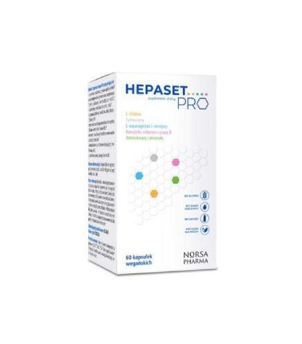 Hepaset Pro, kapsułki, 60 sztuk