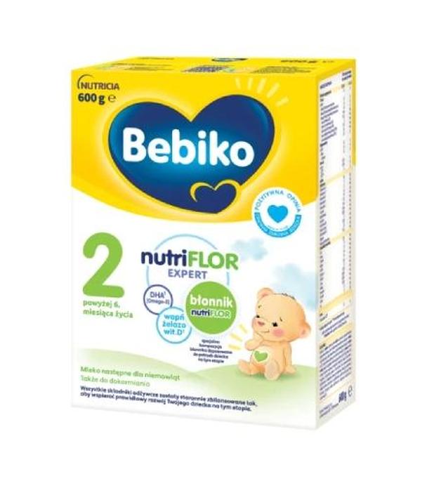 Bebiko 2 Nutriflor Expert, mleko następne dla niemowląt powyżej 6. miesiąca życia, 600 g