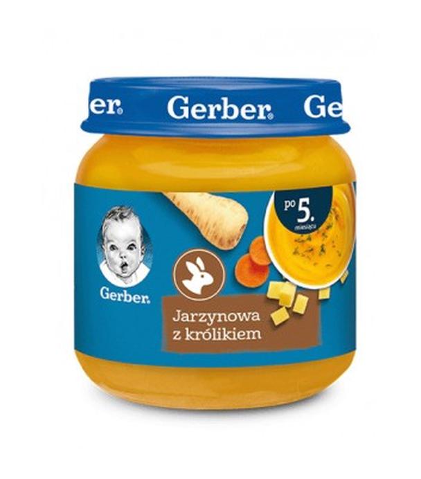 GERBER Obiadek delikatne jarzynki z królikiem po 5 miesiącu - 125 g