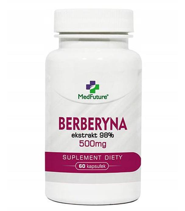 MedFuture Berberyna ekstrakt 98% 500 mg, 60 kaps., cena, wskazania, własciwości