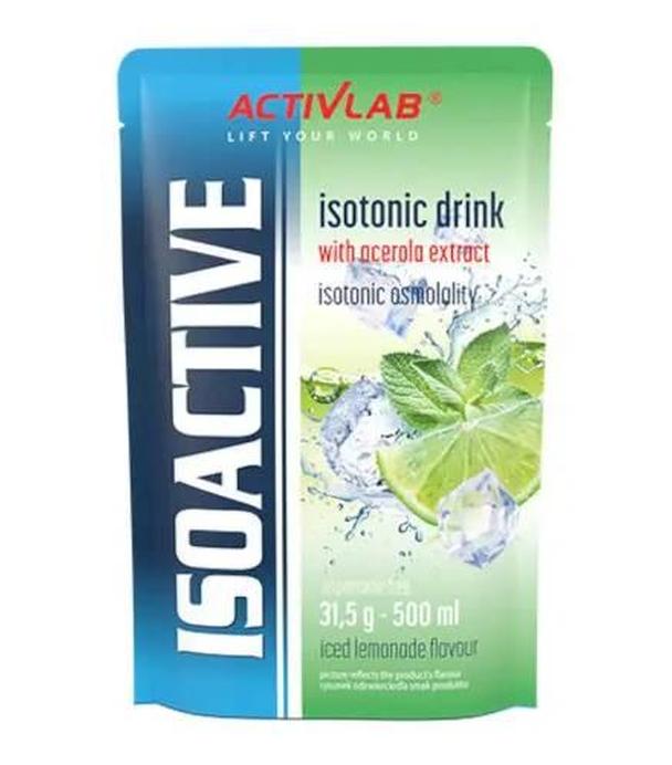 ActivLab, Isoactive, napój izotoniczny, mrożona lemoniada, proszek 31,5 g