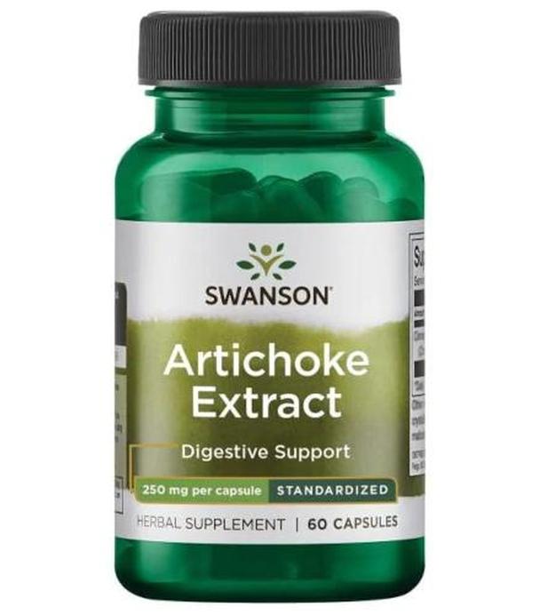 SWANSON Artichoke Karczoch standaryzowany - 60 kaps.