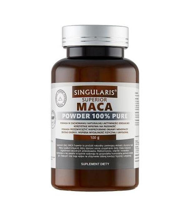 Singularis Superior Maca Powder 100% Pure - 100 g - cena, opinie, właściwości