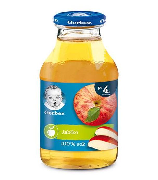 Gerber Sok jabłko 100%  po 4 miesiącu, 200 ml