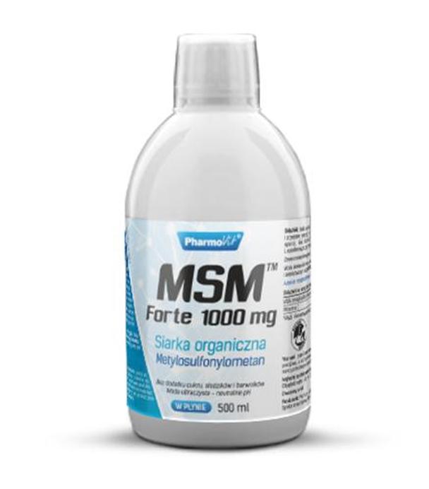 PharmoVit MSM Forte 1000 mg - 500 ml - cena, opinie, dawkowanie