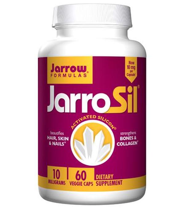 JARROW FORMULAS JarroSil 10 mg - 60 kaps. Dla mocnych kości, pięknych włosów, skóry i paznokci.