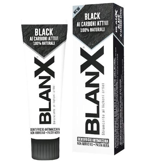 BLANX BLACK Wybielająca pasta do zębów z aktywnym węglem - 75 ml - cena, opinie, właściwości
