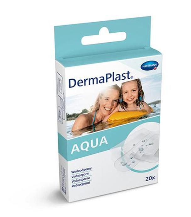DermaPlast Aqua Wodoodporne plastry - 20 szt. Na drobne rany - cena, opinie, stosowanie