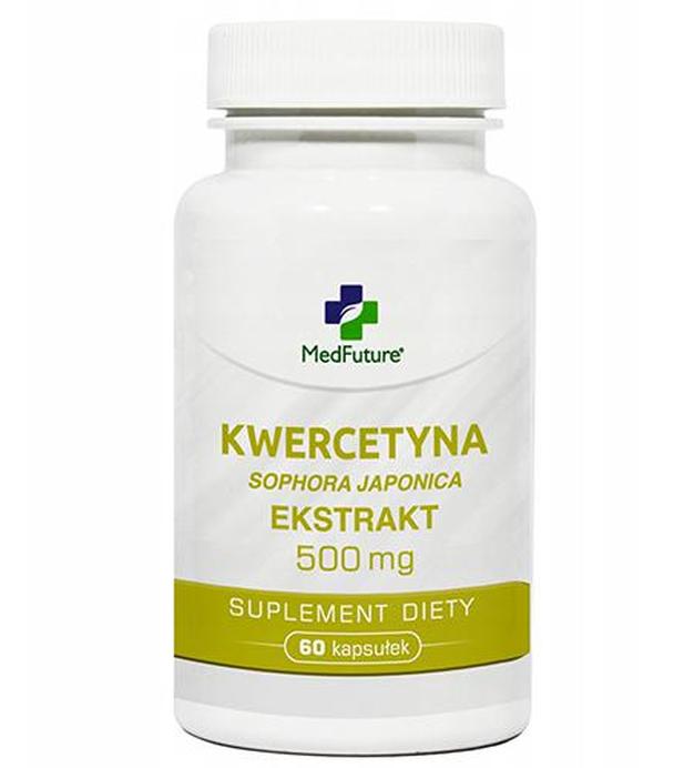 MedFuture Kwercetyna Ekstrakt 500 mg, 60 kaps., cena pinie, właściwości