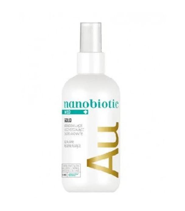 Nanobiotic Med Gold odbudowujące i oczyszczające złoto spray 150 ml - ważny do 2024-12-31