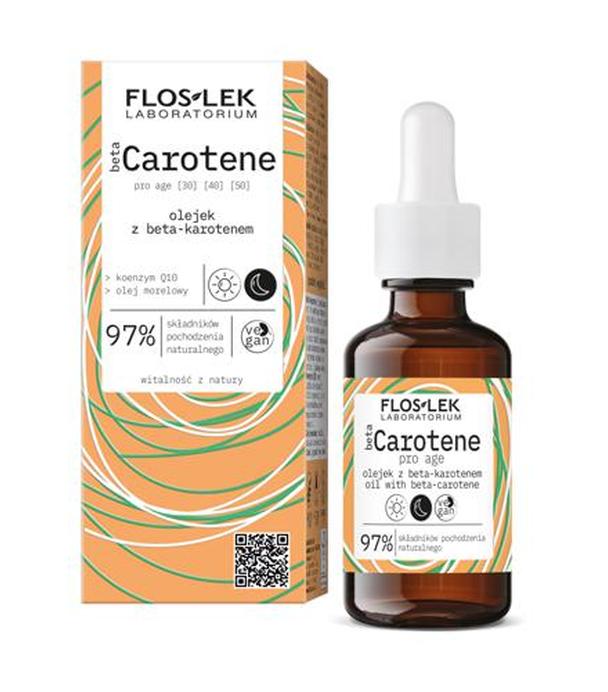 Flos-Lek betaCarotene Olejek z beta-karotenem, 30 ml, cena, opinie, wskazania