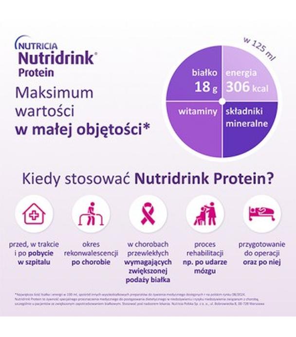 Nutridrink Protein, napój o smaku owoców leśnych, 4 x 125 ml