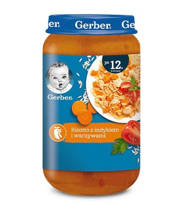 GERBER JUNIOR Obiadek risotto z indykiem i warzywami po 12 miesiącu - 250 g