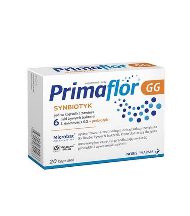 Primaflor GG Synbiotyk - 20 kaps. - Przewód pokarmowy - cena, opinie, wskazania