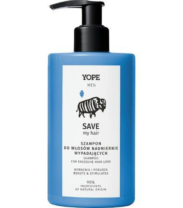 Yope Men Save My Hair Szampon na nadmierne wypadanie włosów, 300 ml