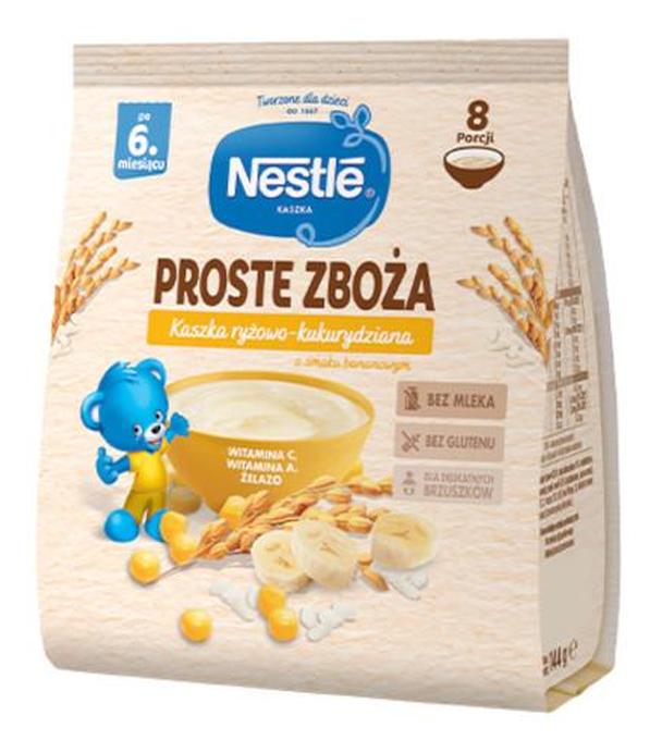 Nestlé Proste Zboża Kaszka ryżowo-kukurydziana o smaku bananowym po 6. miesiącu 144 g