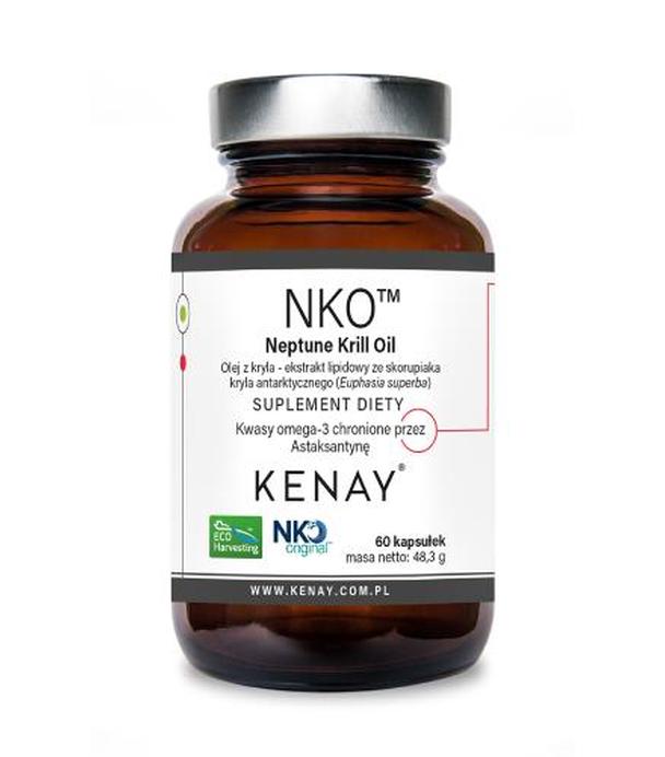 Kenay, NKO Neptune Krill Oil, kapsułki, 60 sztuk