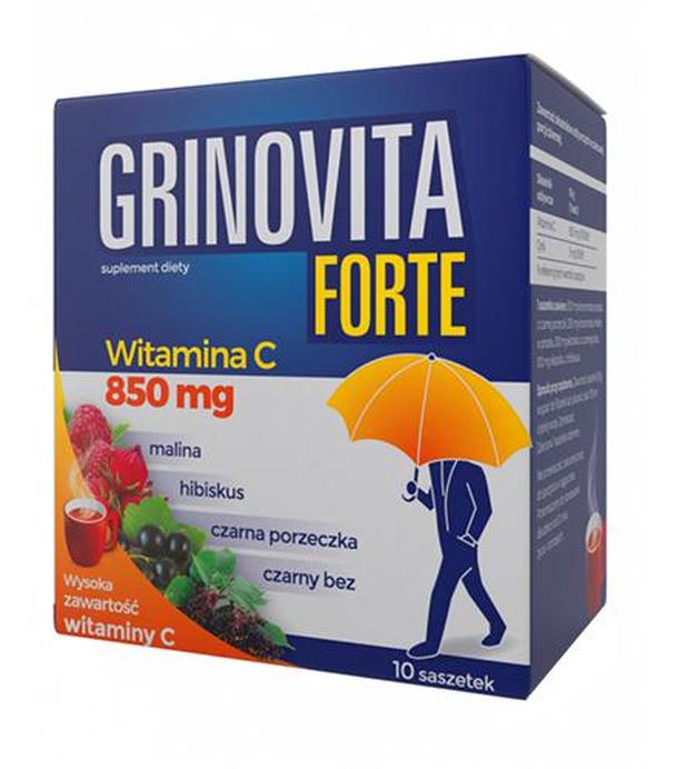 Grinovita Forte, 10 sasz., cena, opinie, stosowanie