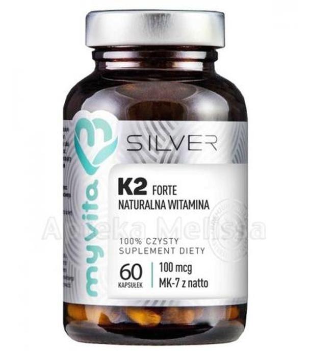 MYVITA SILVER Naturalna witamina K2 FORTE - 60 kaps.