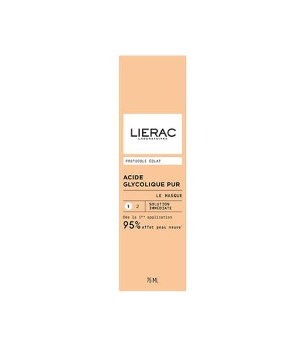 Lierac Protocole, Maska peelingująca z kwasem glikolowym, 75 ml