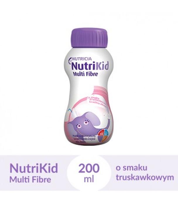 NUTRIKID MULTI FIBRE Smak truskawkowy, 200 ml - ważny do 2024-10-31