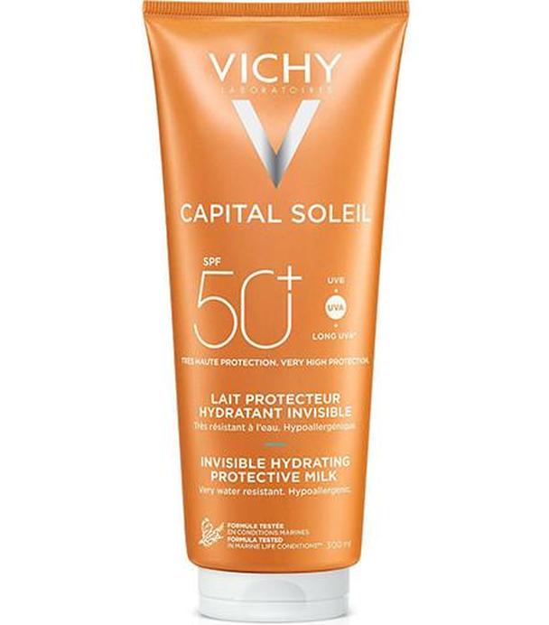 VICHY IDEAL SOLEIL Ochronne mleczko do twarzy i ciała SPF50+ - 300 ml - cena, opinie, właściwości