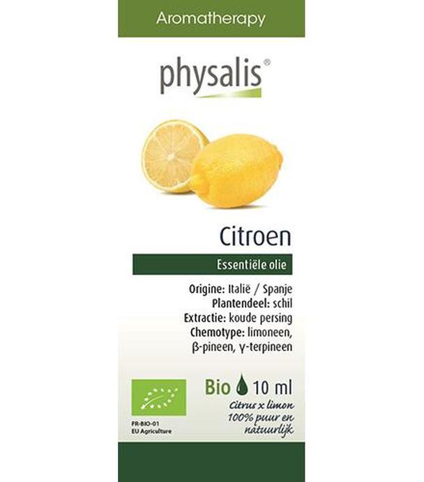 Physalis Olejek eteryczny Citroen Cytryna zwyczajna - 10 ml - cena, opinie, właściwości