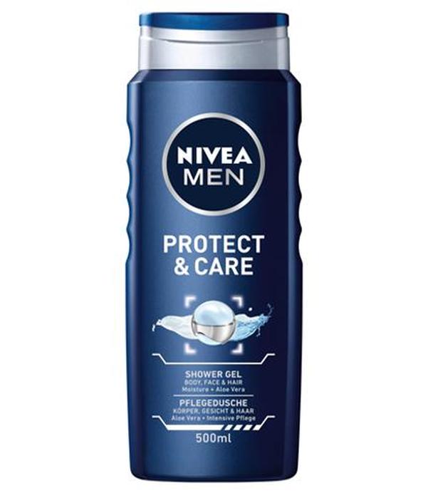 Nivea Men Protect & Care Żel pod prysznic do ciała, twarzy i włosów - 500 ml - cena, opinie, właściwości